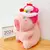 Capivara rosa Anime Boneca De Pelúcia, Leão Chapéu Dança, Brinquedo Fofo, Pe