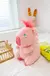 Capivara rosa Anime Boneca De Pelúcia, Leão Chapéu Dança, Brinquedo Fofo, Pe