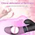 Coelho vibrador para mulher vagina g-ponto mamilo clitóris estimulador empurran - comprar online