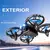 Mini drone 4drc v8 4k 1080p hd câmera grande angular wifi fpvdrone altura mante na internet