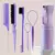 6 pçs/set conjunto escova de cabelo cabeleireiro spray garrafa trança laço ra na internet