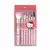Sanrio conjunto de pincéis de maquiagem hello kitty sombra base blush escova fe - ASHASTORE