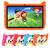 BDF-Tablet com câmera dupla para crianças, Android 13, 4GB de RAM, 64GB ROM, e