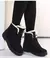 Botas femininas de pele quente botas de tornozelo para mulheres sapatos de inver - comprar online