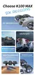K100 MAX Mini Drone 8K HD Câmera de transmissão de vídeo em tempo real Contro