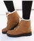 Botas femininas de pele quente botas de tornozelo para mulheres sapatos de inver - ASHASTORE