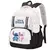 Anime lilo ponto mochila grande capacidade bookbag para menino menina das mulher