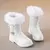 Botas de inverno para meninas, moda versátil, cano longo, confortável, casual, - loja online