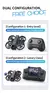 K100 MAX Mini Drone 8K HD Câmera de transmissão de vídeo em tempo real Contro - ASHASTORE