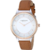 Reloj Kenneth Cole New York Dama l Piel Color Cafe Tema Plata Modelo KC50795002