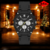 Reloj para Caballero Lee Cooper - Color Negro, Tema Negro y Banco LC07318.651 - tienda en línea