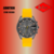 Reloj para Caballero Lee Cooper - Color Amarillo, Tema Negro LC07522.066