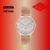 Reloj para Dama Lee Cooper - Color Oro Rosa, Tema Blanco/Plata LC07552.430