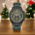 Reloj para Caballero Lee Cooper - Color Verde, Tema Verde y Negro LC07992.077 - tienda en línea