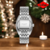 Reloj para Caballero Lee Cooper - Color Plata, Tema Azul y Rojo LC07997.390 - Centro Frances Distribuidores