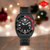 Reloj para Caballero Lee Cooper - Color Negro, Tema Negro y Rojo LC07997.650 - comprar en línea