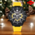 Reloj para Caballero Lee Cooper - Color Amarillo, Tema Negro LC08003.657 - comprar en línea