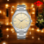 Reloj para Caballero Lee Cooper - Color Plata, Tema Plata y Beige LC08007.310 - tienda en línea