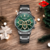 Reloj para Caballero Lee Cooper - Color Gris, Tema Verde y Dorado LC07998.070 - tienda en línea
