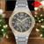 Reloj para Caballero Lee Cooper - Color Plata, Tema Dorado LCO8051.260