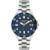 Reloj para Caballero Lee Cooper - Acero Color Plata, Tema Azul LC07541.390