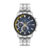 Reloj para Caballero Lee Cooper - Acero Color Plata , Tema Azul / Amarillo LC07532.390
