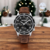 Reloj para Caballero Timberland Willinton - Color Cafe Oscuro , Tema Negro y Plata -TDWGF0029002