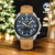 Reloj para Caballero Timberland Willinton - Color Camel, Tema Negro y Azul-TDWGF0041701