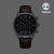 Imagen de Reloj para Caballero Timberland Willinton - Color Cafe oscuro, Tema Plata y Azul-TDWGF0042101