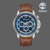 Reloj para Caballero Timberland Willinton - Color Cafe oscuro, Tema Plata y Azul-TDWGF0054602