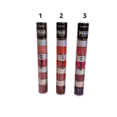 Brillo Labial Mix x 4t Pink 21 - Coral Cosméticos y Accesorios