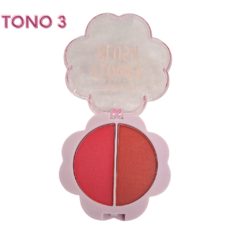 Rubor Flower Pink 21 - Coral Cosméticos y Accesorios