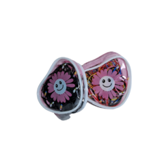 Gomita p/ Trenza Grandes Cartera Corazon