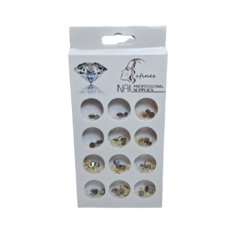 Strass p/ Uñas Diamante caja x 12m Afines - comprar online