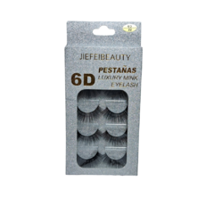 Pestaña Postiza 6D x 4pares Jiefei Beauty AF11229 - tienda online