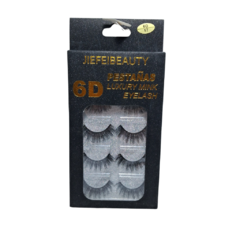 Pestaña Postiza 6D x 4pares Jiefei Beauty AF11229 - Coral Cosméticos y Accesorios