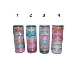 Glitter en Gel c/ Strass tubito x 6u Pink 21 - comprar online