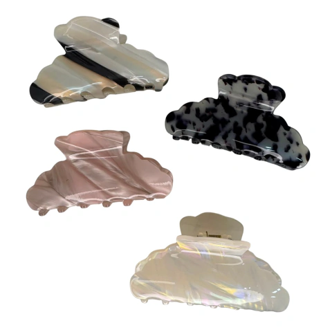 Broche Plastico Resina 8cm Animal Print Moda Point