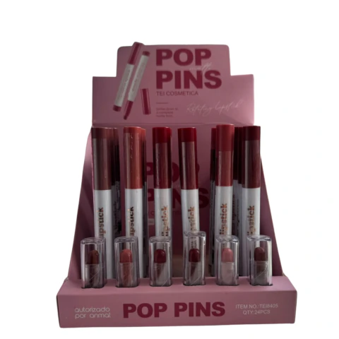 Labial Retractil Pop Pins Matte TEI8405