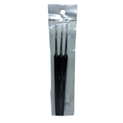 Pincel Liner Negro x 3u