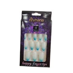 Uñas Postiza Decoradas x 12u Yhana - comprar online
