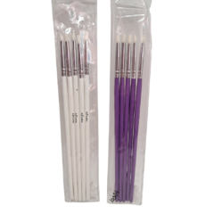 Pincel p/ Uñas Siliconado Chico Violeta - comprar online