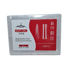Imagen de Tips Soft Gel Caja Roja x 100u Paris Night