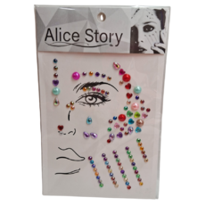 Sticker p/ Rostro Alice Story