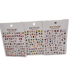 Sticker p/ uñas pop finger en internet