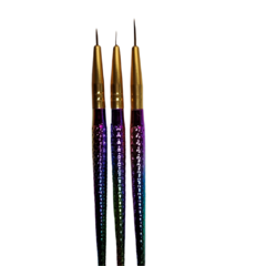 Pincel Liner Sirena Metalico x 3u 50044 en internet
