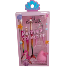 Set de Brocha + Arqueador Mermaid C. Ruby Face