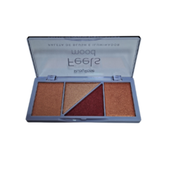 Paleta Rubor + Ilumin Feels Mood Ruby Rose HB-7529-2 - comprar online