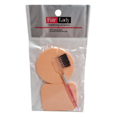 Esponja Latex Nar Fair Lady x2u + cepillo