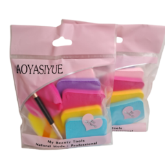 Set de Esponja Surtida + Pincel x 8u Aoyasiyue